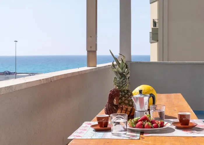 Apartament Torre Deluxe - Vista Mare,balcony,wi-fi - Baia - Lido - By Click Salento